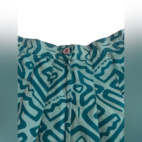 Vintage Le Coq Sportif Geometric Print Tennis Golf Skirt Sz 6 - Picture 4 of 9